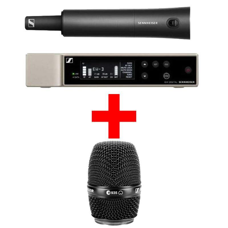 配信機器・PA機器・レコーディング機器 EW-D SKM-S BASE SET (T12) +MMD 835-1 BK SENNHEISER (Evolution Wireless Digitalシリーズ)EW-D SKM-S BASE SET