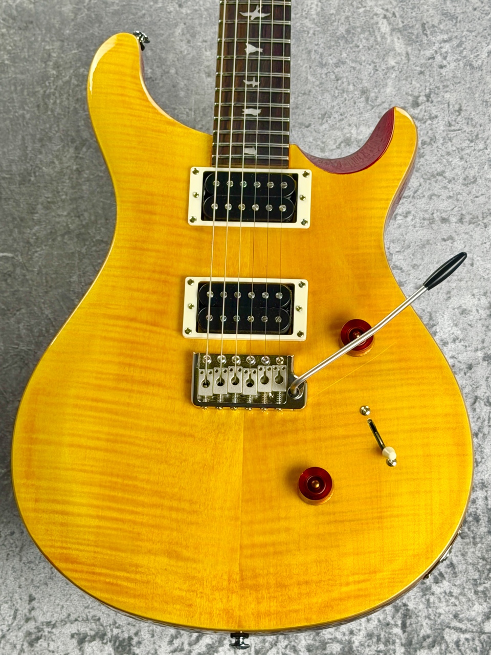 最終値下げ！ PRS SE Custom 24 Custom Yellow 中古】Paul Reed Smith(PRS) / SE Custom 24 Beveled Top Script Logo