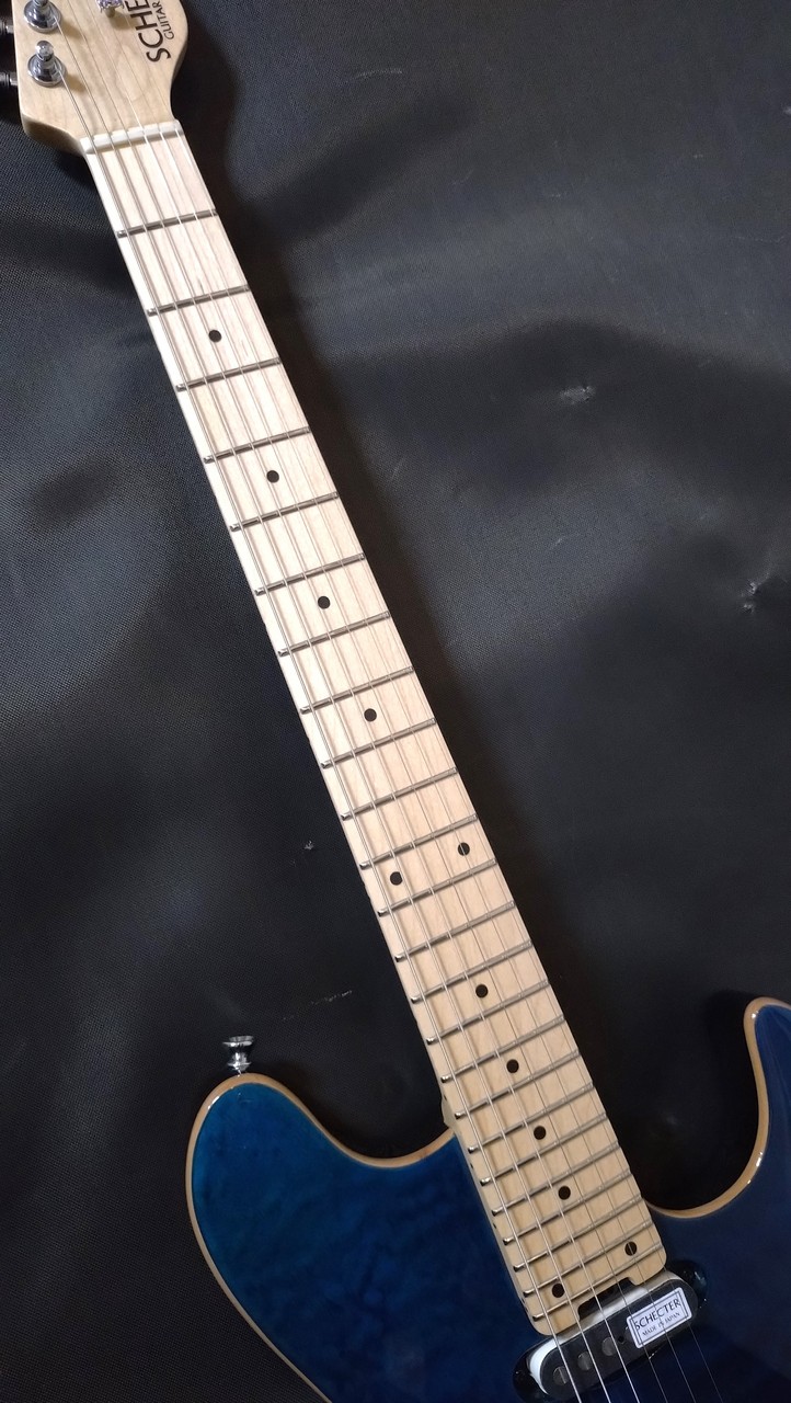 SCHECTER MZ-1 BLU/M [See-thru Blue]（新品）【楽器検索デジマート】