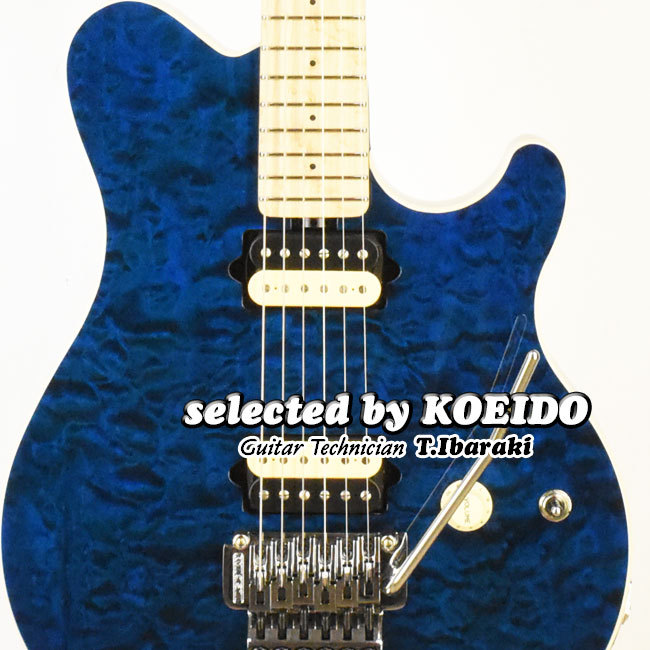 MUSIC MAN MusicMan 30th Anniversary Axis Trans Blue Quilt MH