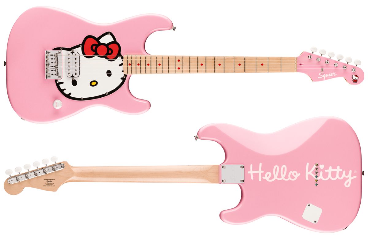 Squier Hello Kitty エレキギター ピンク Squier by Fender Limited Edition Hello Kitty Stratocaster