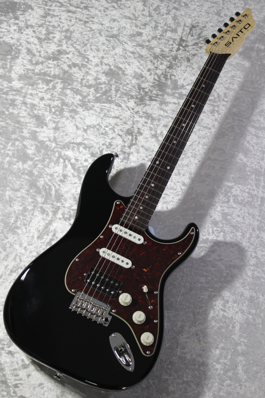 【値下可】FERNANDESエレキギター 国内工房リフィニッシュ品オールラッカー SAITO GUITARS S-622CS Heritage -Black- #253117【極薄ラッカー