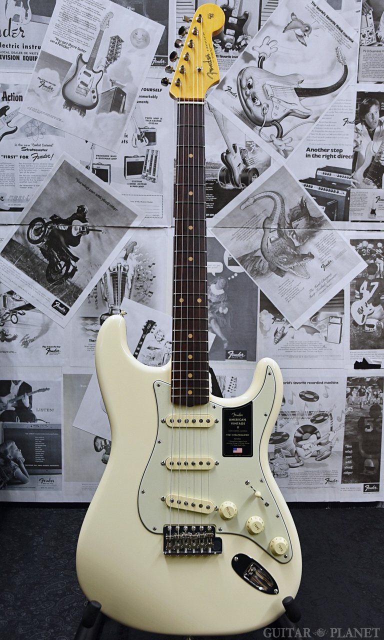 Fender American Vintage II 1961 Stratocaster -Olympic White