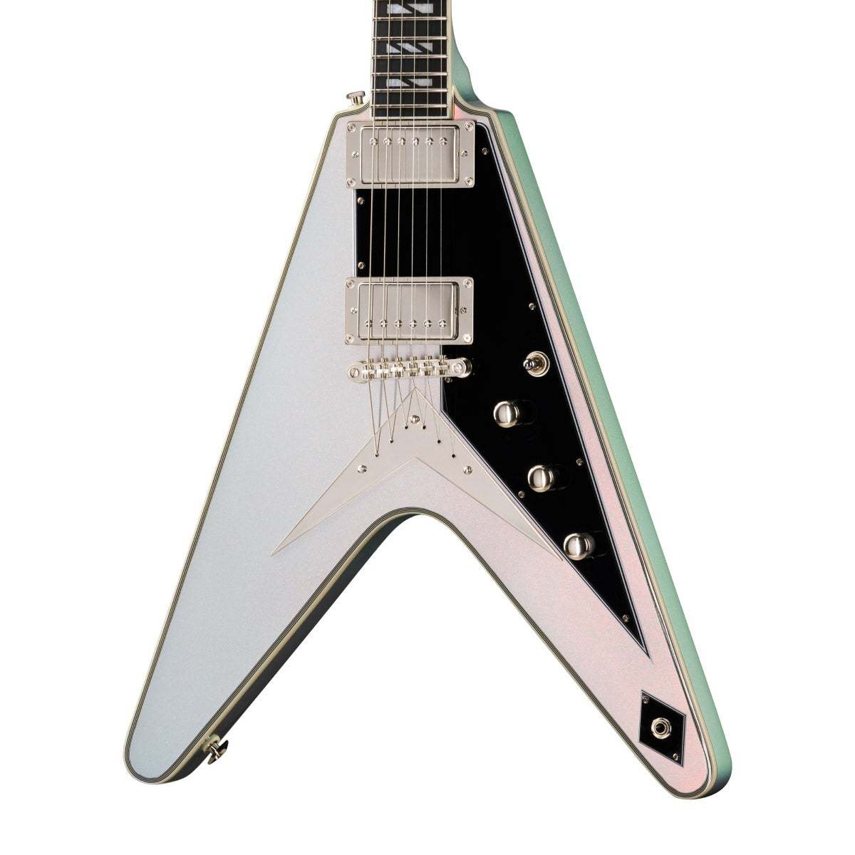 Epiphone Inspired by Gibson Futura Flying V Custom Quicksilver