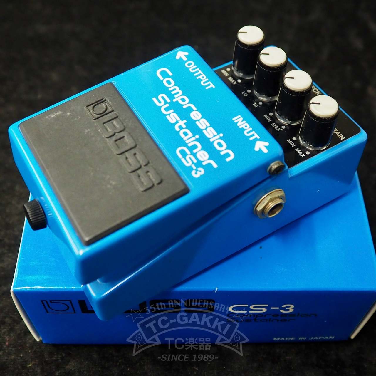 BOSS Compression Sustainer CS-3 日本製1987年 Carter Vintage - Boss CS-3 Made in Japan 1980's, Blue
