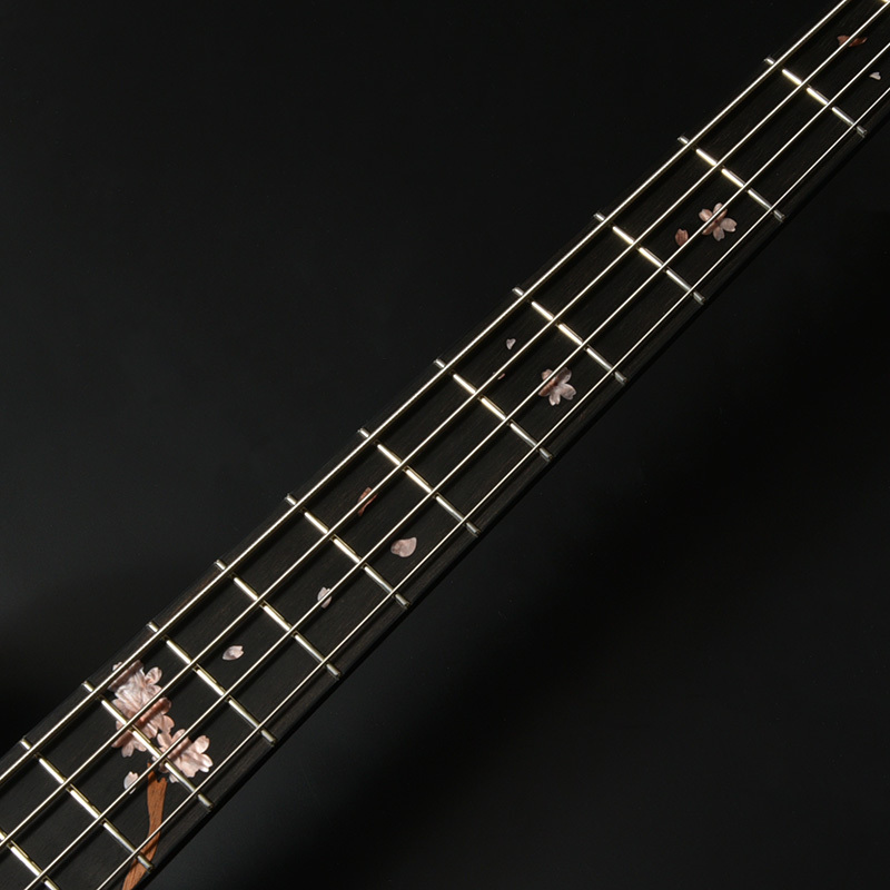 ▲テールピース Round 彫刻 Arabesque Ebony 4/4 △テールピース Round 彫刻 Arabesque Ebony 4/4