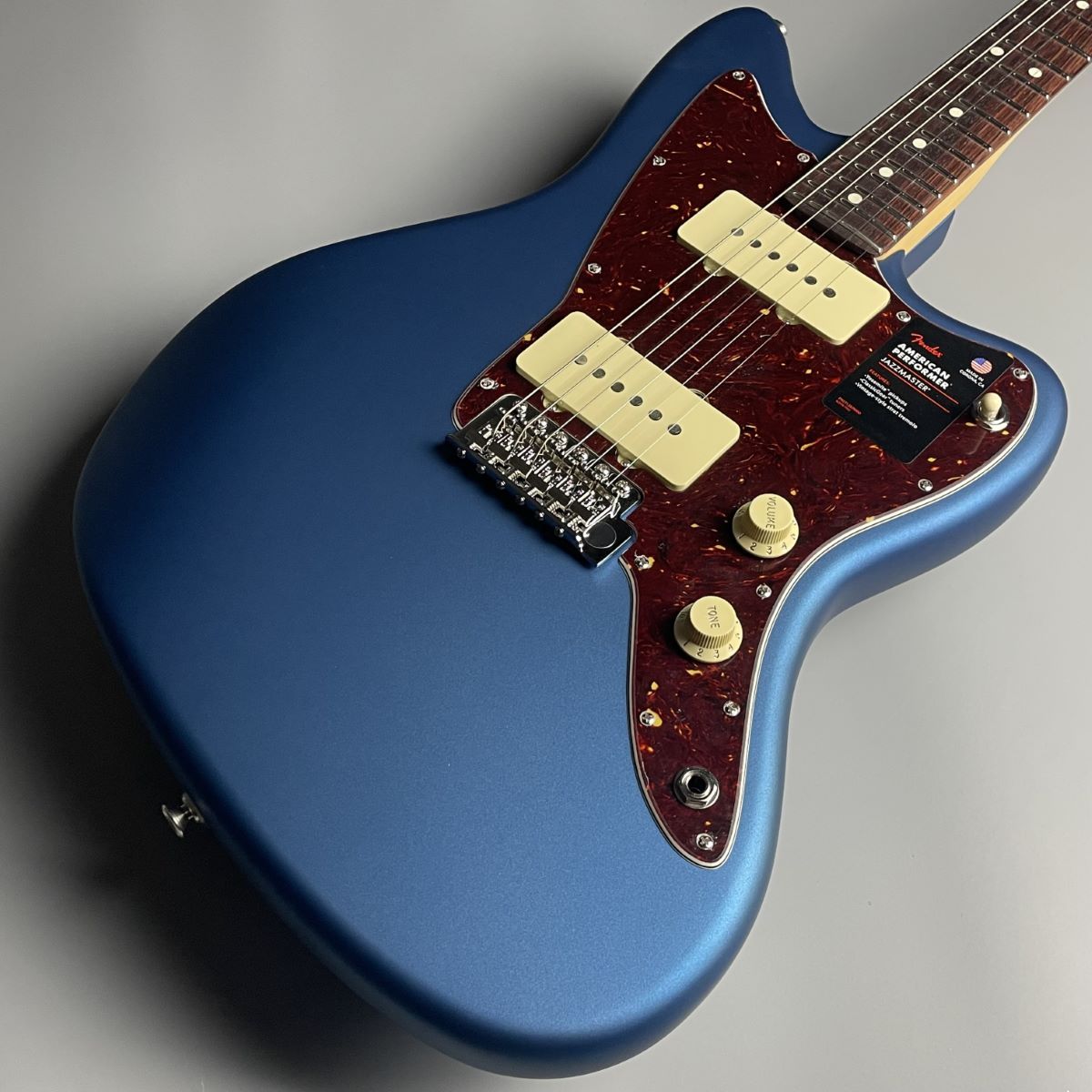 Fender American Performer Jazzmaster Satin Lake Placid Blue【現物