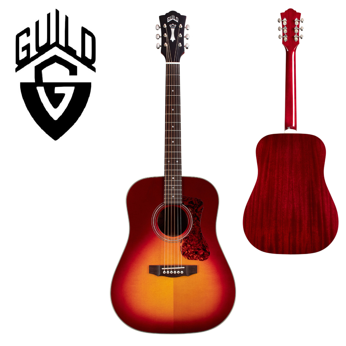 【12枚セット】DD 25thシークレットレアまとめ売り GUILD D-140 -CHERRY BURST-【ローン金利0%!!】【オンライン