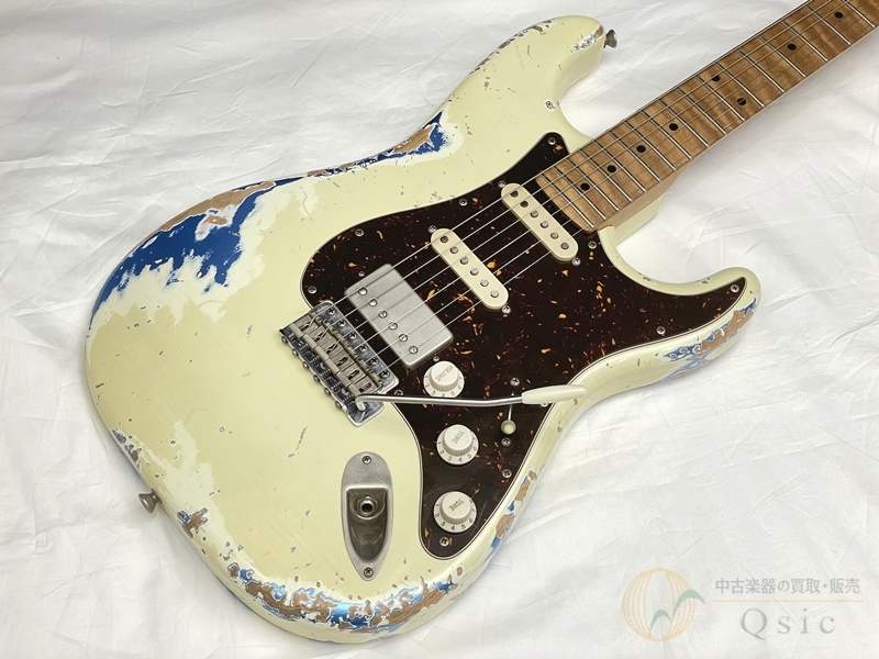 中古品　エレキソルト Xotic XSC-2 Heavy Aged Vintage White over Lake Placid Blue