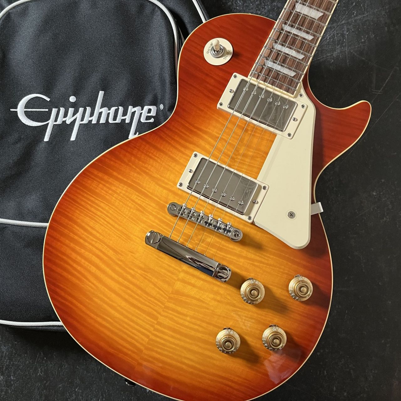 Epiphone Les Paul Standard レスポールスタンダード Epiphone Les Paul Standard 50s Figured Top Bourbon Burst