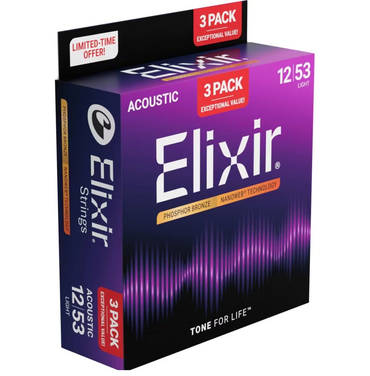Elixir Elixir 【数量限定】 Elixir 3セット BonusPack ライト 12-53