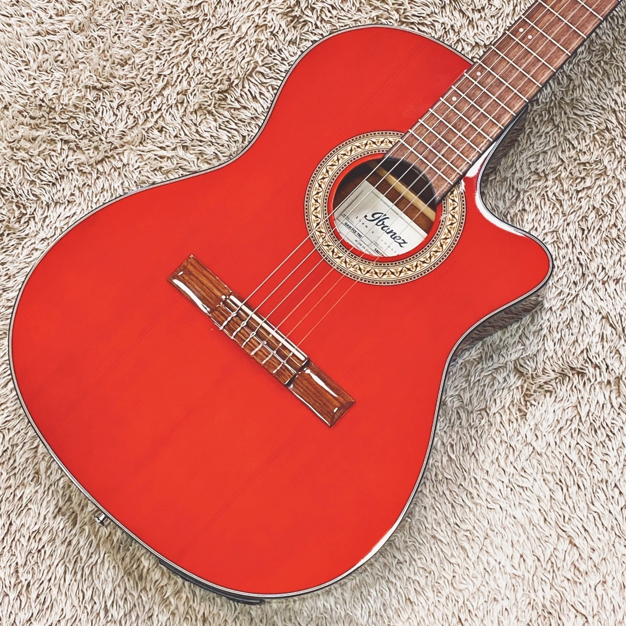 Ibanez GA30TCE TRD (Transparent Red High Gloss)【薄胴エレガット 