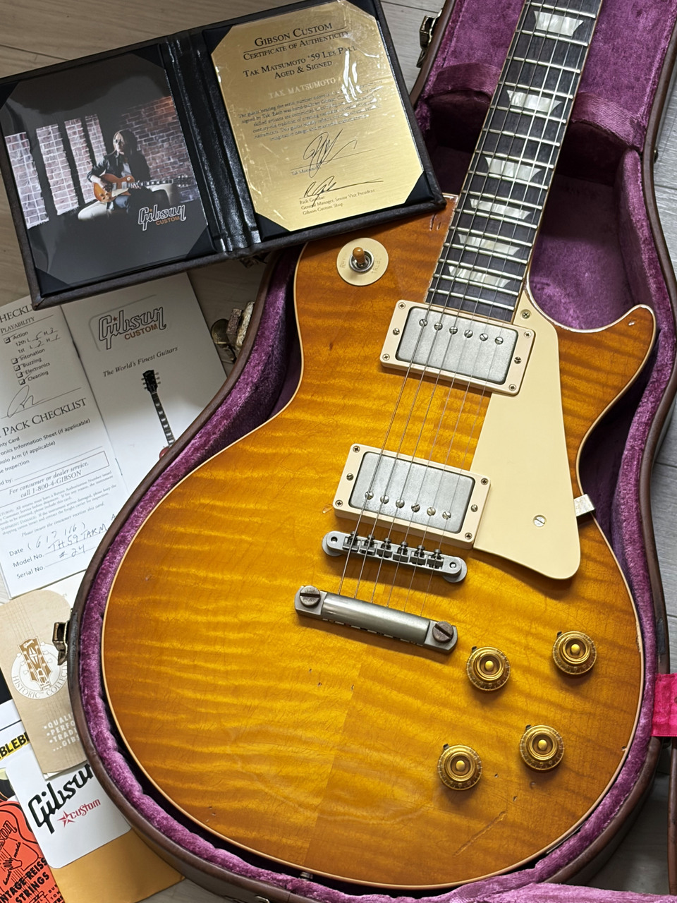 Gibson Custom Shop Limited Run Tak Matsumoto 1959 Les Paul 