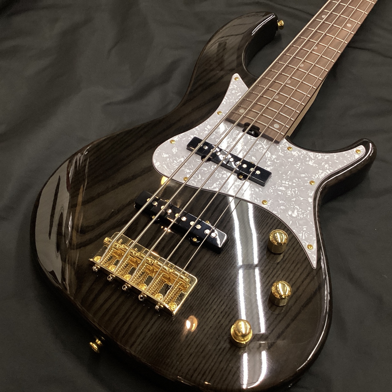 AriaProII RSB-42 AR 5弦　ベース　ギグバック　ジブラルタル AriaProII RSB-42AR/5 SBL 5弦ベース初心者12点セット 【VOX
