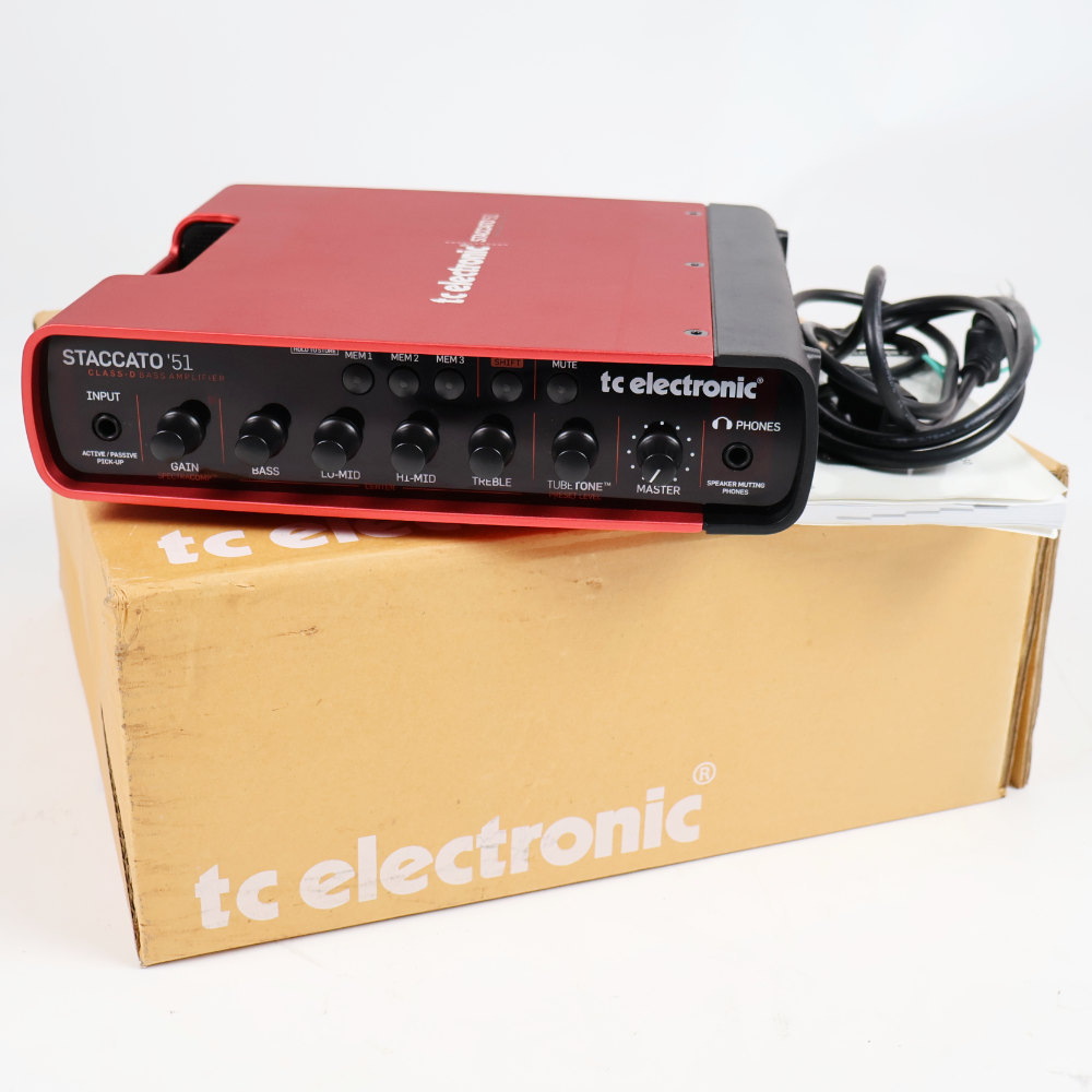 Staccato’51（TC Electronic）｜ベース用アンプヘッド TC Electronic | Product | STACCATO'51