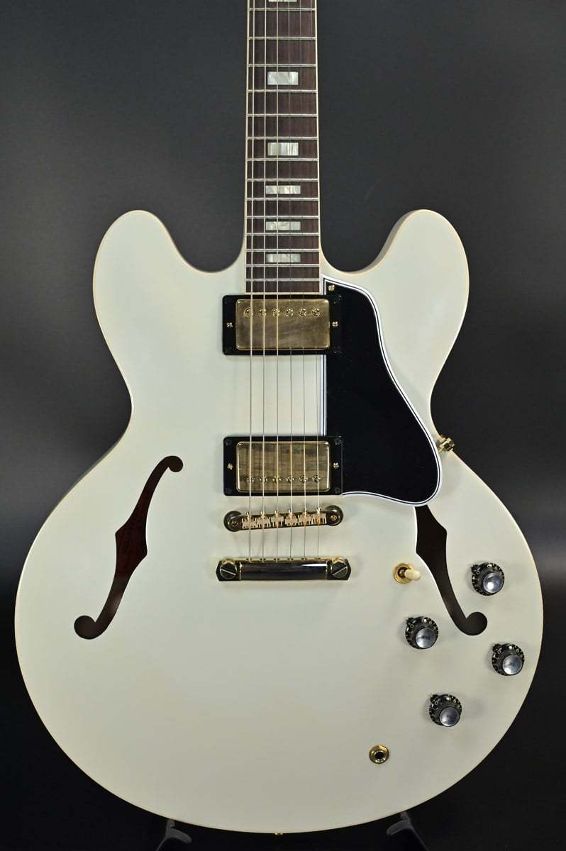 LeSommet様ホワイト Gibson Custom Shop 1964 ES-335 VOS Polaris White Gold Hardware