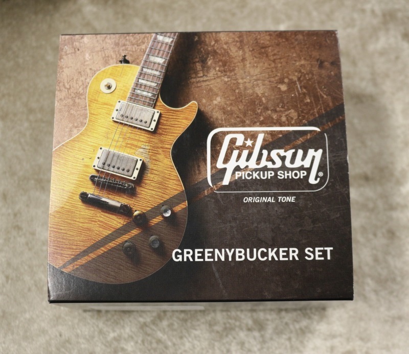 Gibson Greenybucker Set【Double black】【Nickel cover】【Unpotted