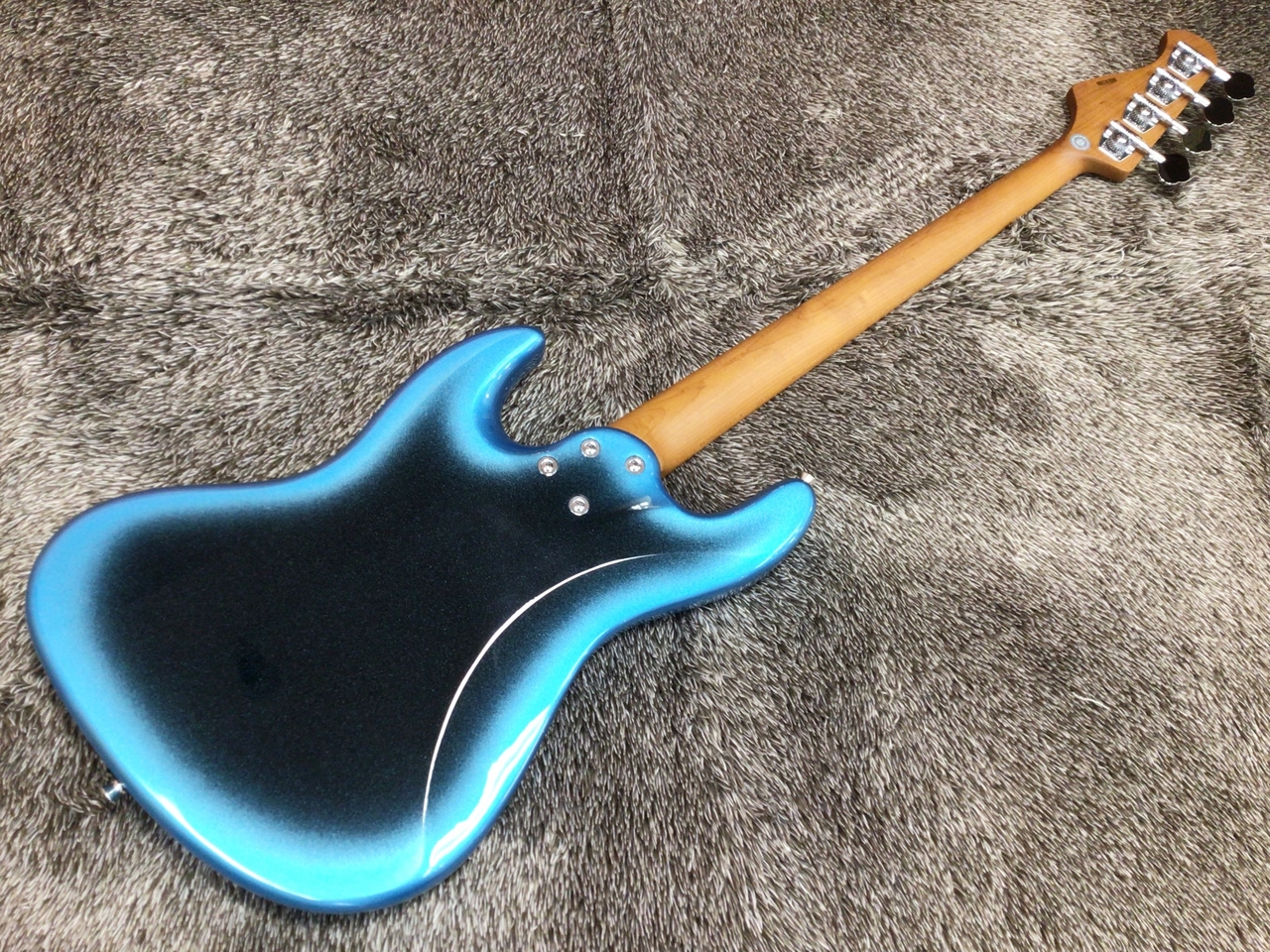 バッカス！エレキベース 青 21フレット Bacchus WJB-1DX RSM/M GB-B【摩耗に強いステンレスフレット仕様