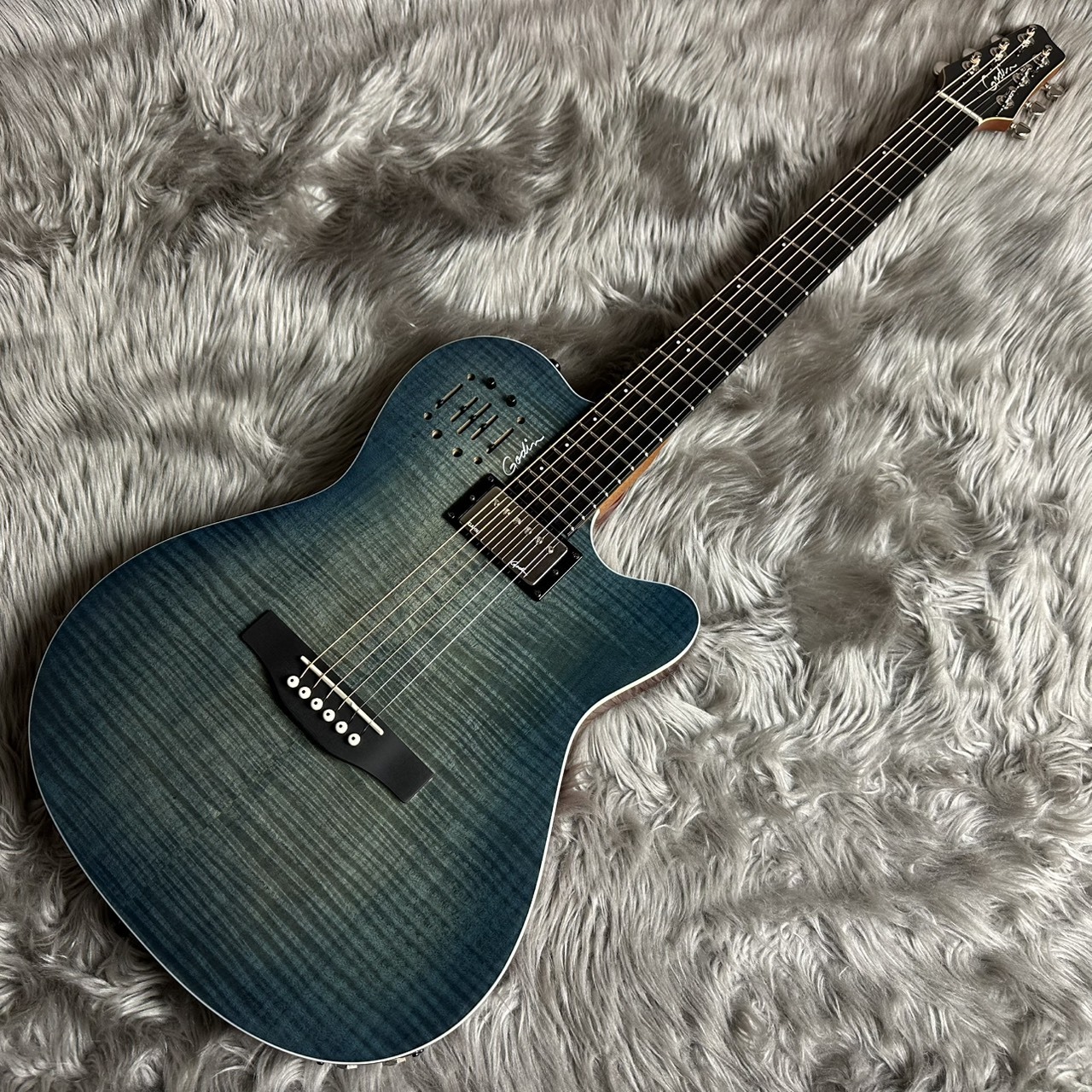 Godin A6Ultra Denim Blue 25th ANV【現物画像】【最大36回分割無金利