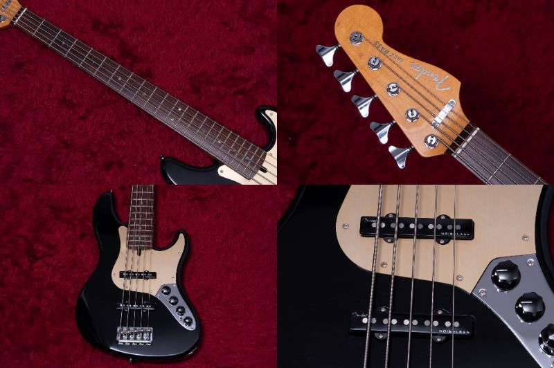 Fender Deluxe Jazz Bass V Kazuki Arai Edition BLK 2023 4.480kg