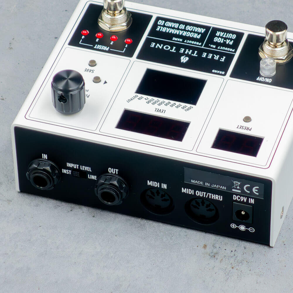 Free The Tone PA-1QG (Guitar) [PROGRAMMABLE ANALOG 10 BAND EQ