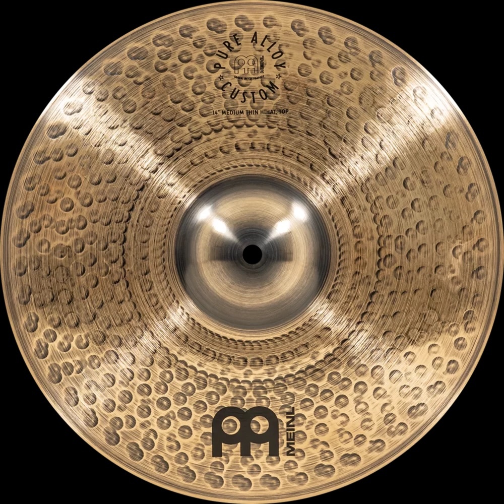 シンディ　3枚 Meinl PAC14MTH Pure Alloy Custom Medium Thin Hi-hat 14