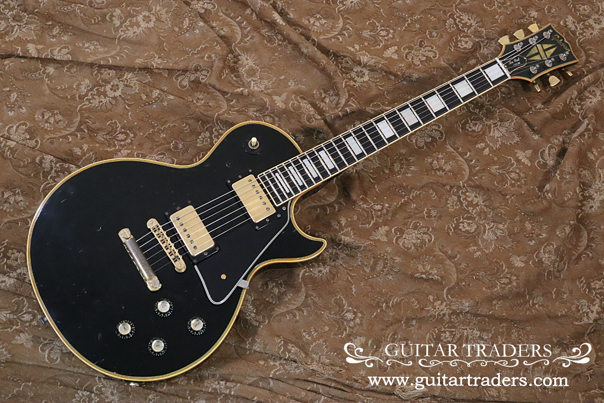 エレキギター ブラック レスポール Gibson 1977 Les Paul Custom（ビンテージ）【楽器検索デジマート】