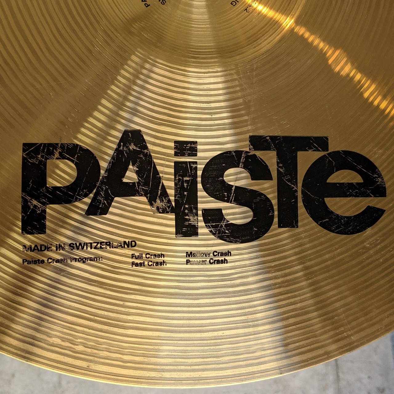 夏・お店屋さん Paiste Signature MellowCrash16.18 2枚セット