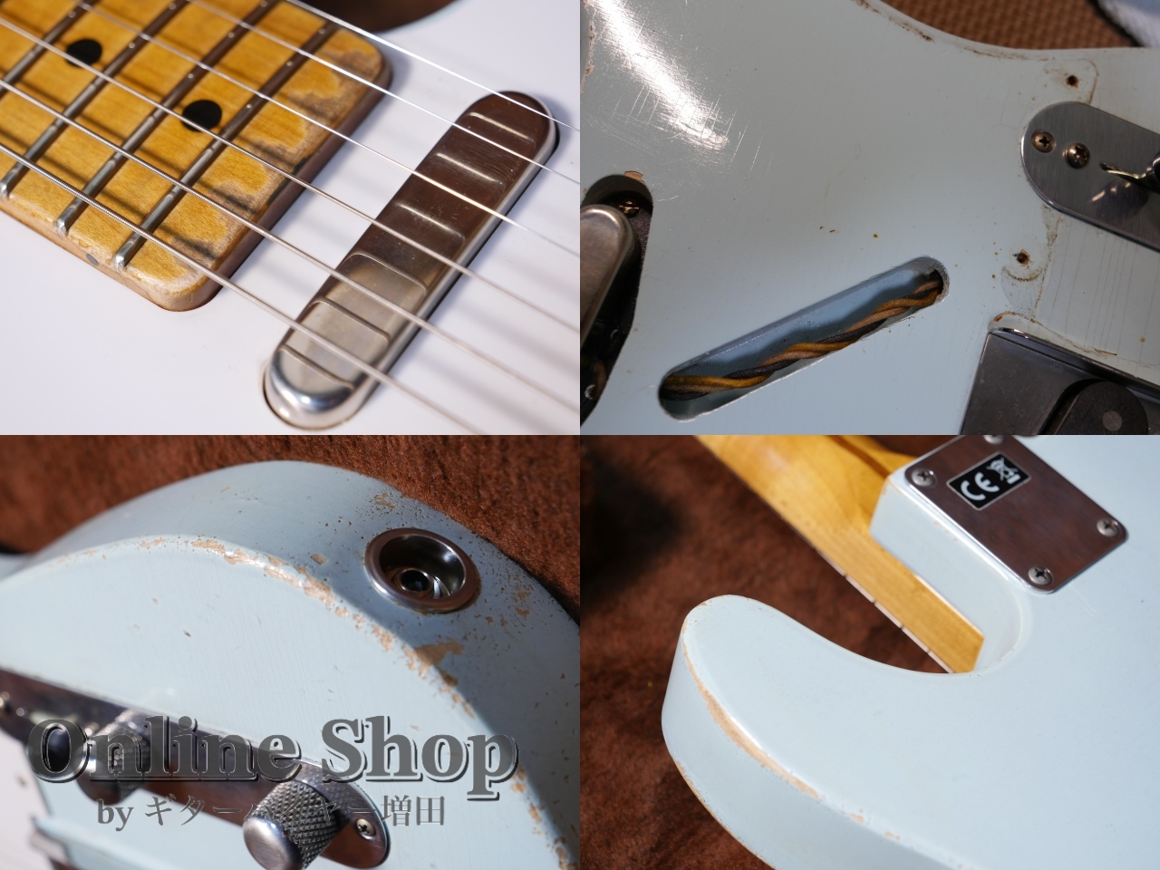 Nacho Guitars USED 2023s 50's Whiteguard Medium Aging Sonic Blue 