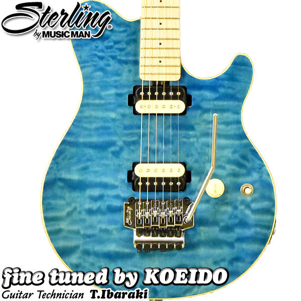 Sterling by MUSIC MAN Sterling by MUSICMAN AX40 Trans Blue(fine