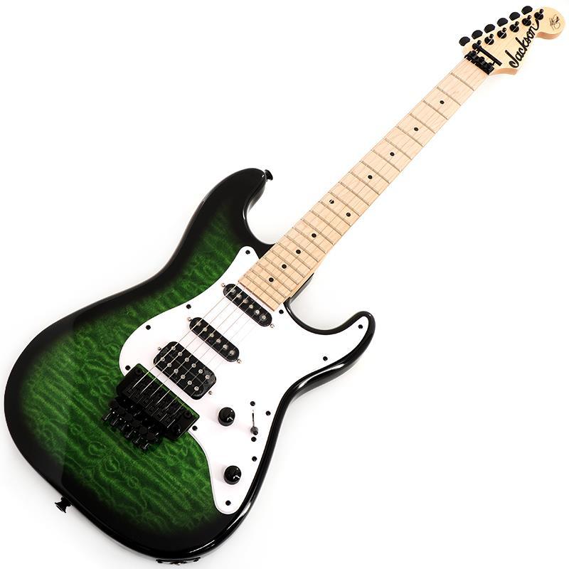 Jackson X Series Signature Adrian Smith SDXQM (Transparent Green