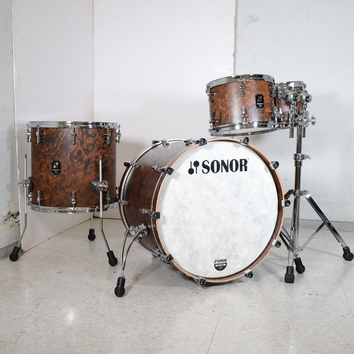 Sonor MOMENTUM Series Beech 22/10/12/16 #CBU California Burl 4pcs