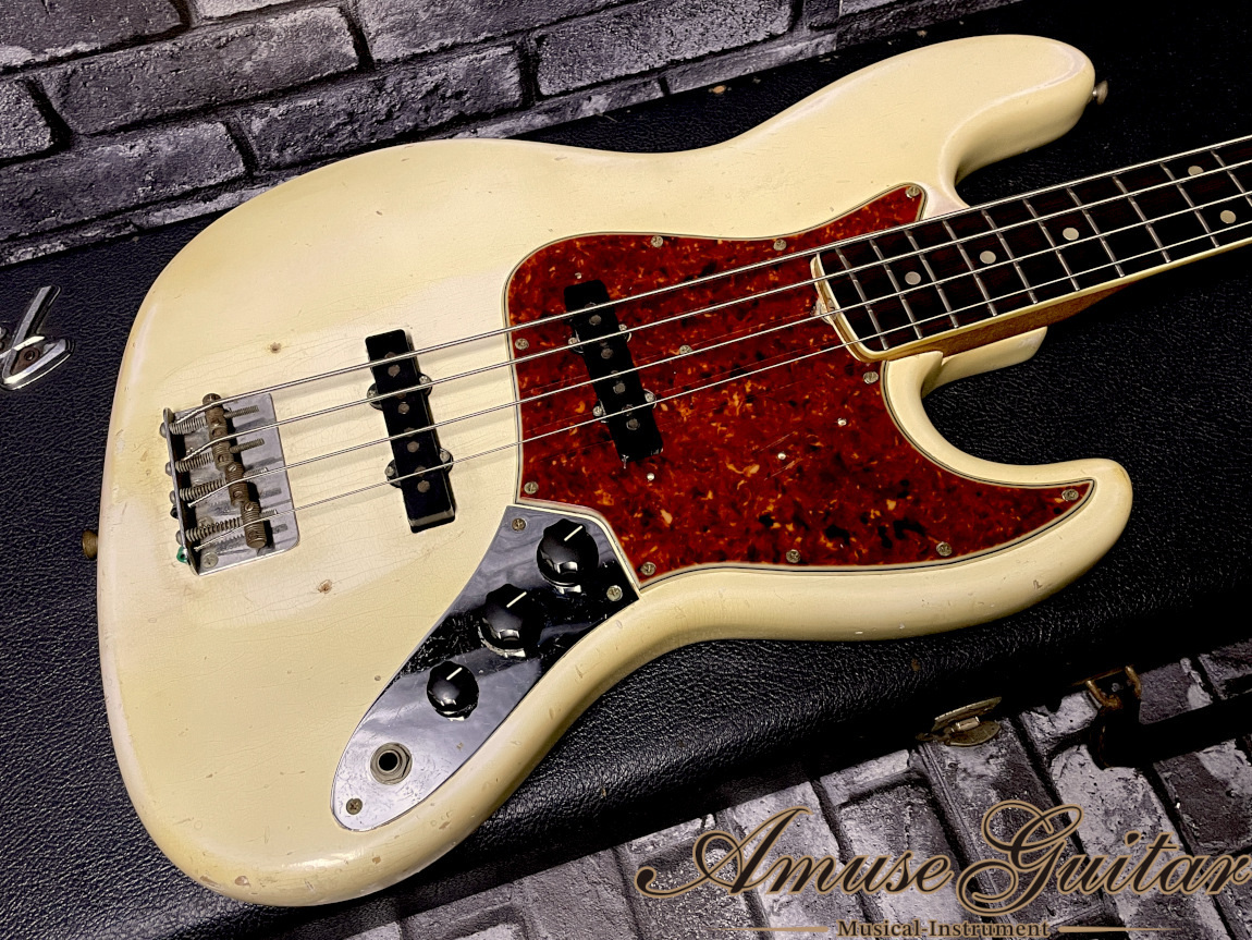 Fender Jazz Bass # Olympic White 1966年製【Matching Head】