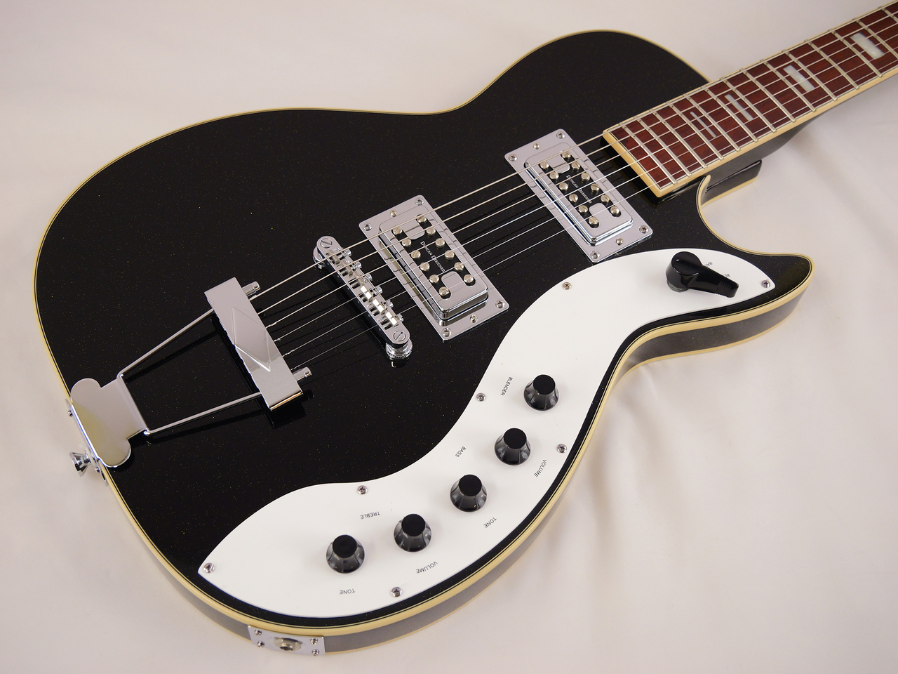 SILVERTONEヴィンテージエレキギター Silvertone Classic 1478 BK Electric Guitar, Gloss black
