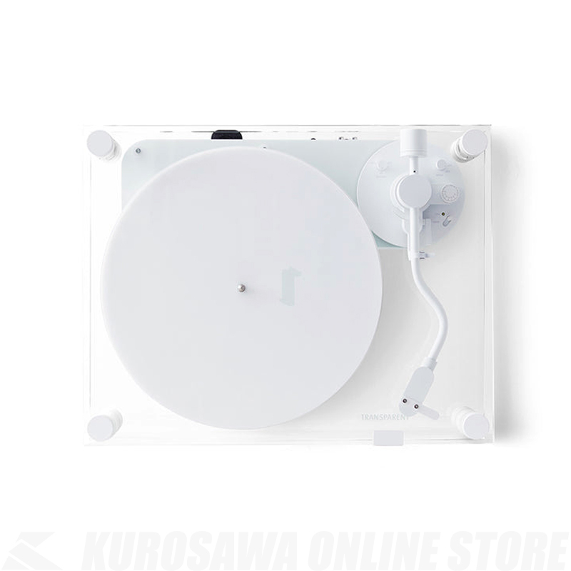 ターンテーブル TRANSPARENT Turntable ホワイト [ターンテーブル
