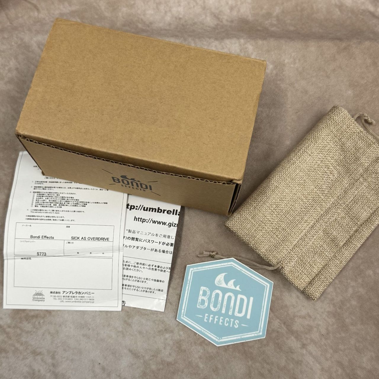 BONDI EFFECTS Sick As Overdrive（中古/送料無料）【楽器検索デジマート】