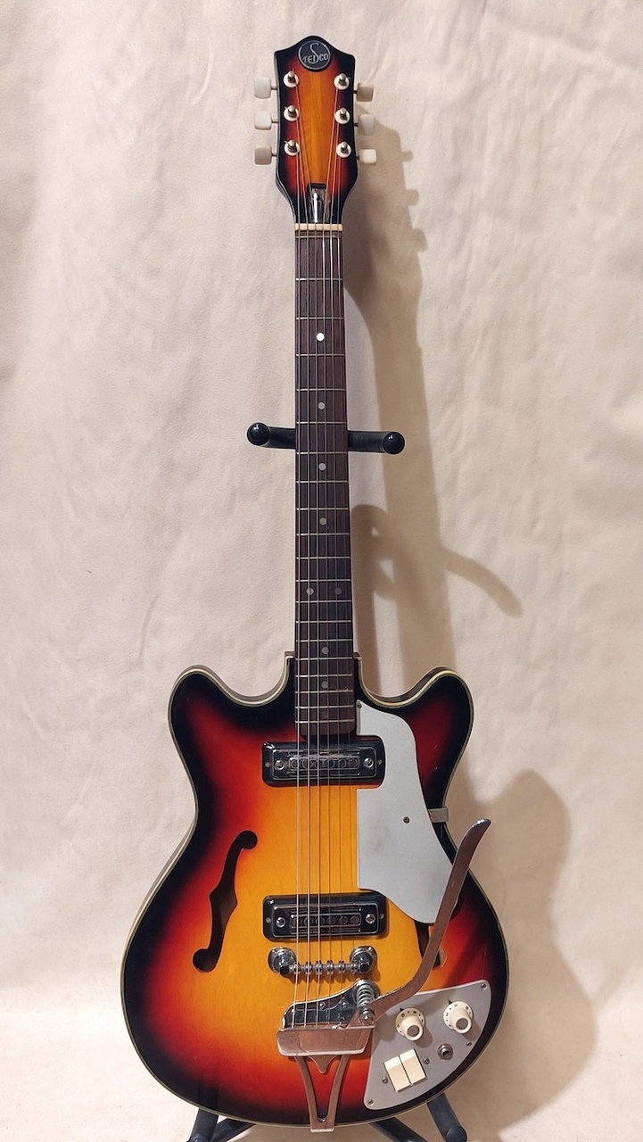 TEISCO EP-2L テスコ　日本製　セミアコ　チェリーサンバースト Teisco EP-2L # TWOTONE SUNBURST 1967年製【Pedro Martins