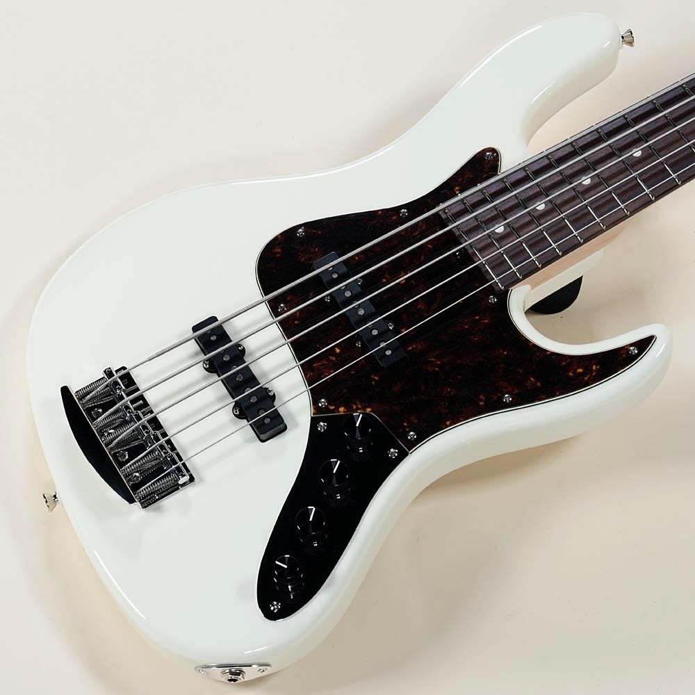 Kikuchi Guitars Hermes Series RV5 5st Alder Rosewood Olympic White
