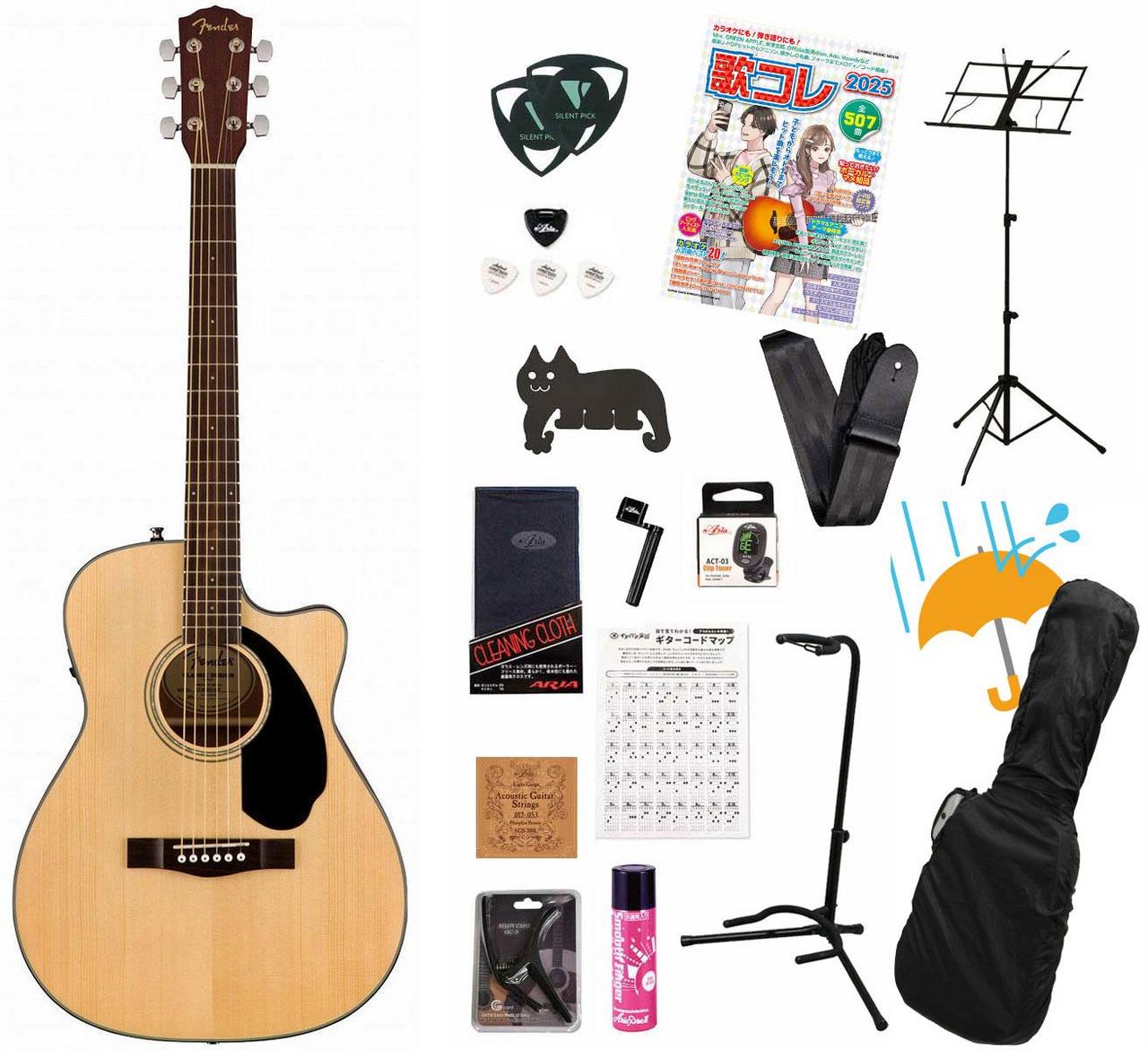 Fender CC-60SCE エレアコギター ナチュラル Fender CC-60SCE NAT エレアコギター フェンダー | 島村楽器