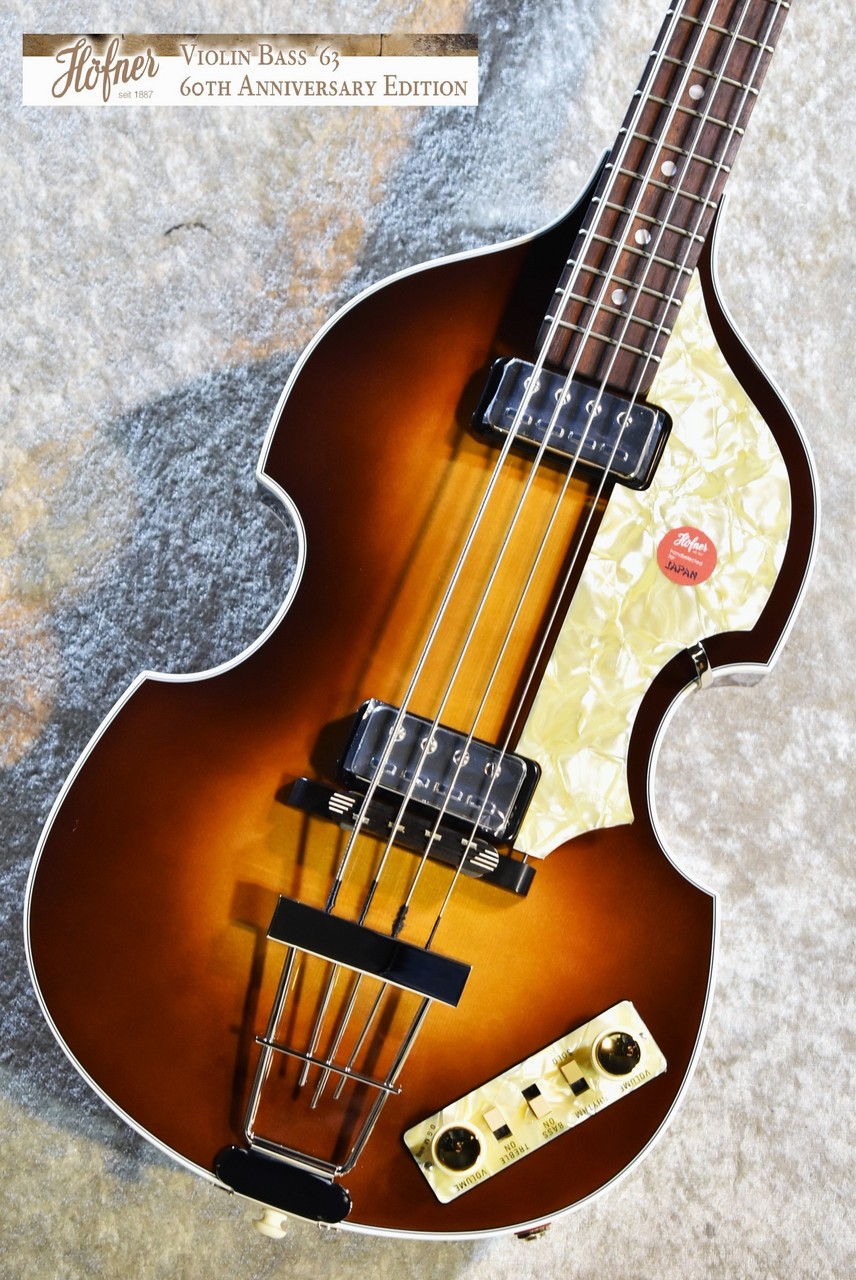 Hofner Violin Bass '63 -60th Anniversary Edition H500/1-63-60TH-0 