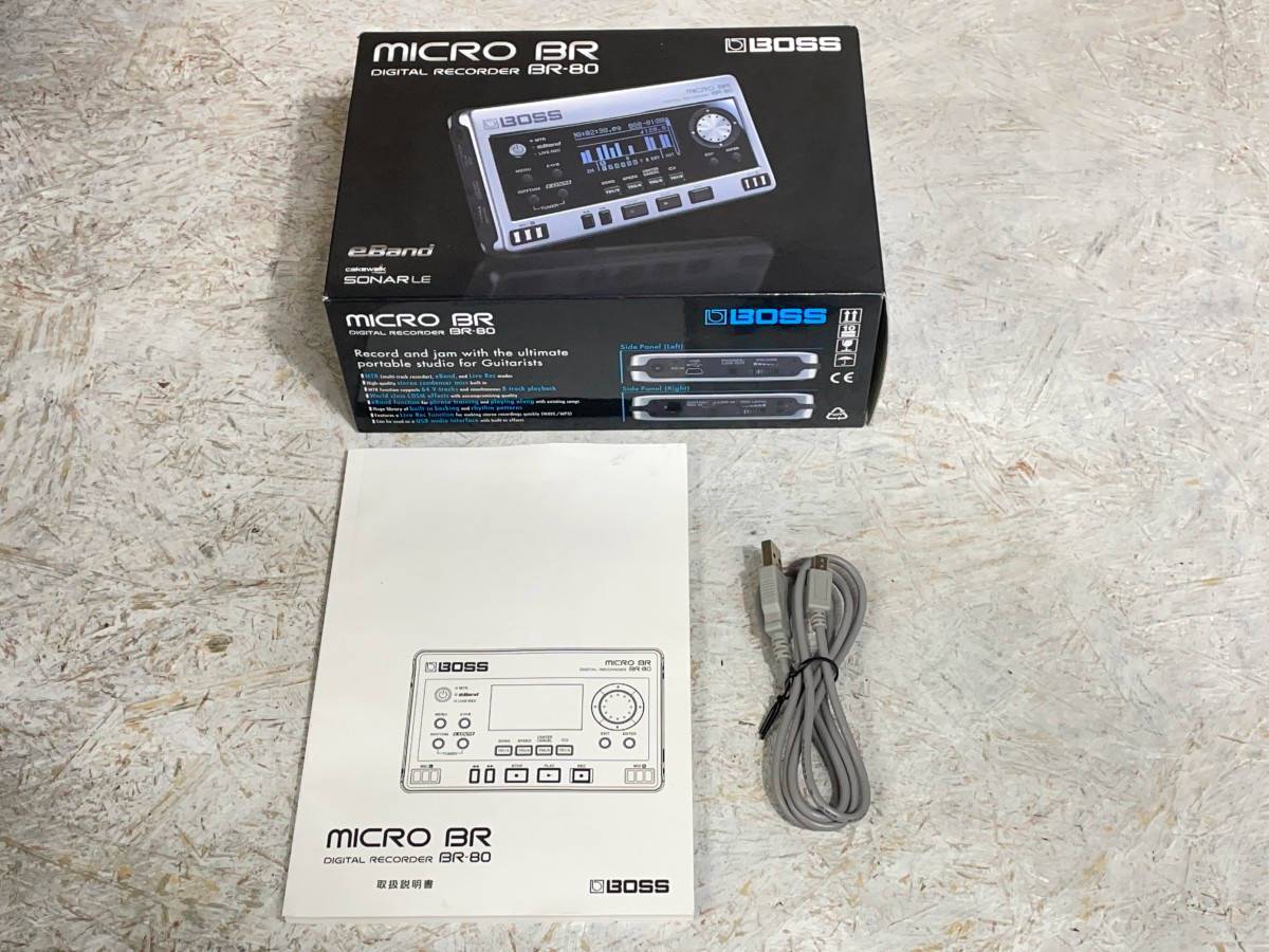 BOSS　micro BR-80 デジタルレコーダー 専用電源ケーブル 付属 BOSS micro BR-80 デジタルレコーダー 専用電源ケーブル 付属