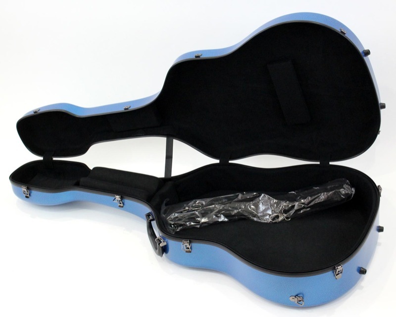 クラシックギターGrand Oply Dタイプ　ギターハードケース　青