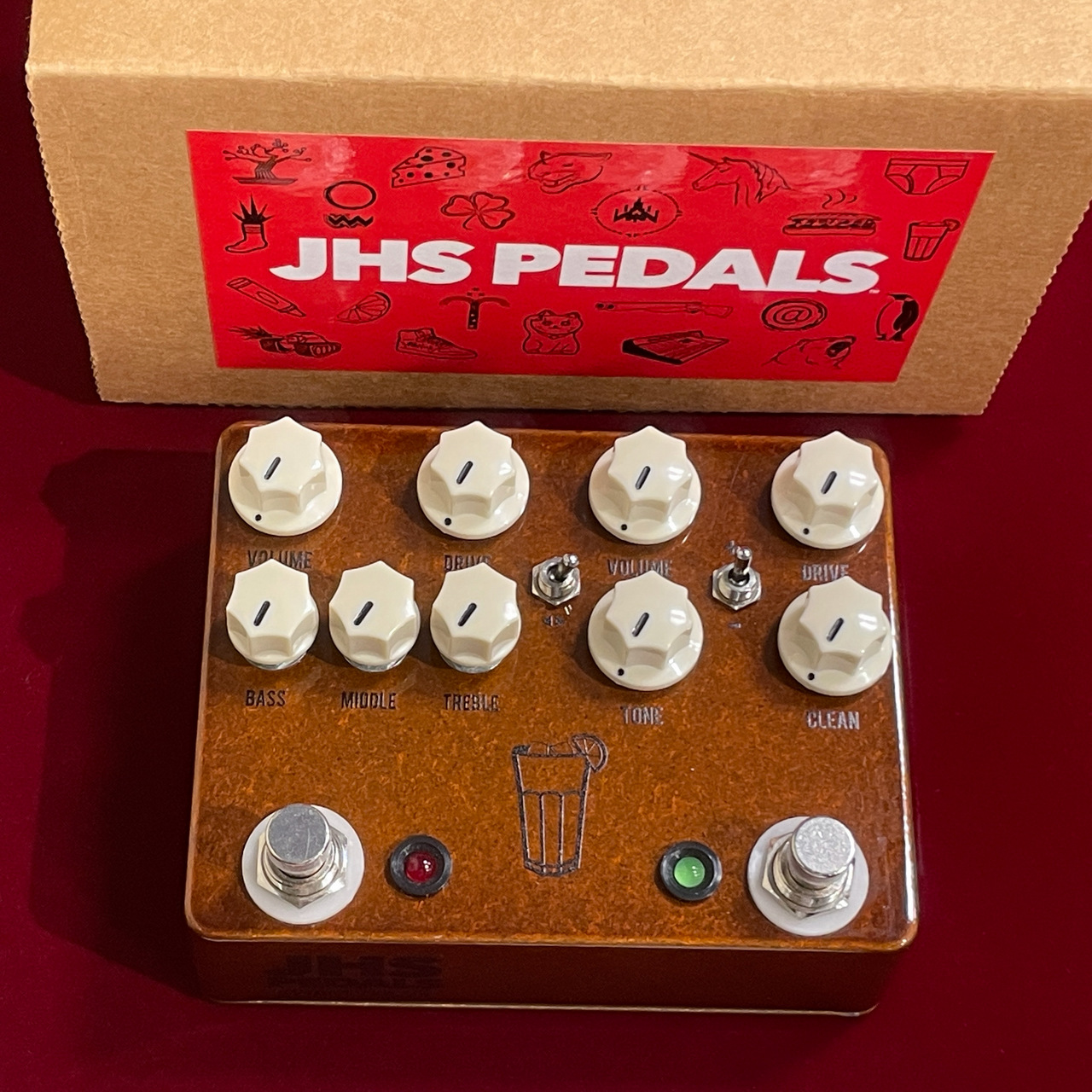 新品 未使用 JHS Pedals Sweet Tea V3 JHS Pedals Sweet Tea V3 Overdrive Pedal - Perfect Circuit