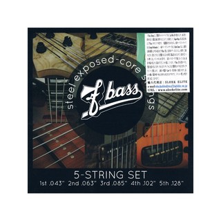 F-bassStainless Steel Exposed-Core Strings [5st]