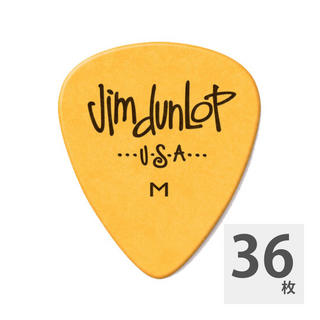 Jim Dunlop479MD POLYS PICK MEDIUM YELLOW ギターピック×36枚