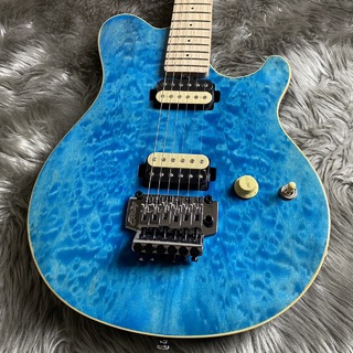 Sterling by MUSIC MAN SBMM AX40-TBL-M(Transparent Blue)【日本限定モデル】【現物画像】【最大36回分割無金利実施中】