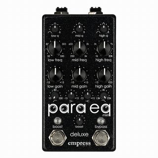 Empress Effects ParaEQ MKII Deluxe EQ w/Boost Pedal Black Sparkle (Deluxe Version)  パラメトリック イコライザー【WEB