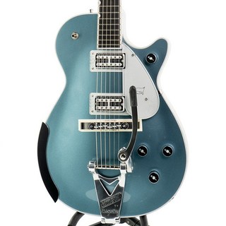 GretschG6134T-140 LTD 140th Double Platinum Penguin with String-Thru Bigsby (Two-Tone Stone Platinum/Pur...