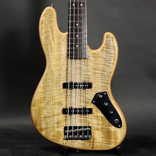 Fender ISHIBASHI FSR MIJ Hybrid II Jazz Bass V Myrtle Top Natural 【梅田店】