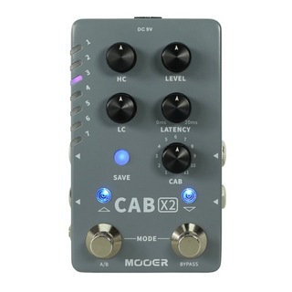 MOOERCAB X2 スピーカーシミュレーター ギターエフェクター